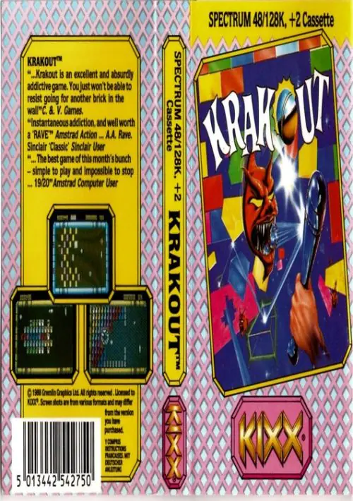 Krakout (1987)(Gremlin Graphics Software)[cr Firefly Software][t Phonex][128K] ROM download